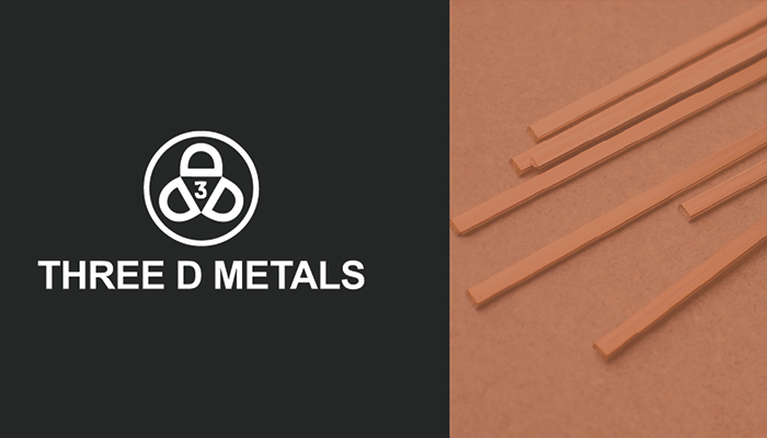 Graphic with Three D Metals logo and photo of Welding Filler Metals.